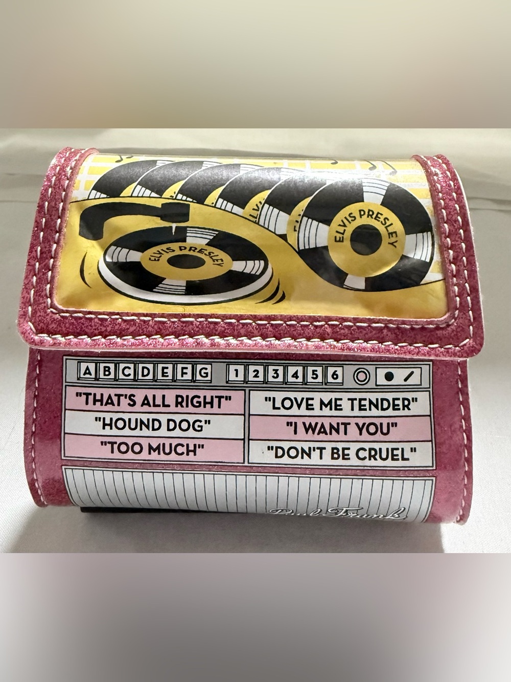 Paul Frank x Elvis Presley Jukebox Wallet 2003 Limited Edition Rare Y2K